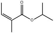 2-メチルイソクロトン酸1-メチルエチル 化学構造式