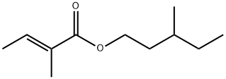 3-methylpentyl 2-methylcrotonate Struktur