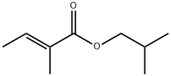 (E)-2-甲基-2-丁酸-2-甲丙酯, 61692-84-0, 结构式