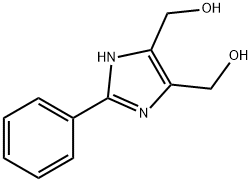 4,5-Dihydroxymethyl-2-phenylimidazole Structure