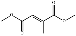 2-Methylfumaric acid dimethyl ester,617-53-8,结构式