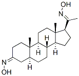 Pregnane-3,20-dione, dioxime, (5.alpha.)- 结构式