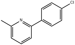 2-(4-Chlorophenyl)-6-methylpyridine Structure
