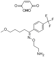 マレイン酸フルボキサミン 化学構造式