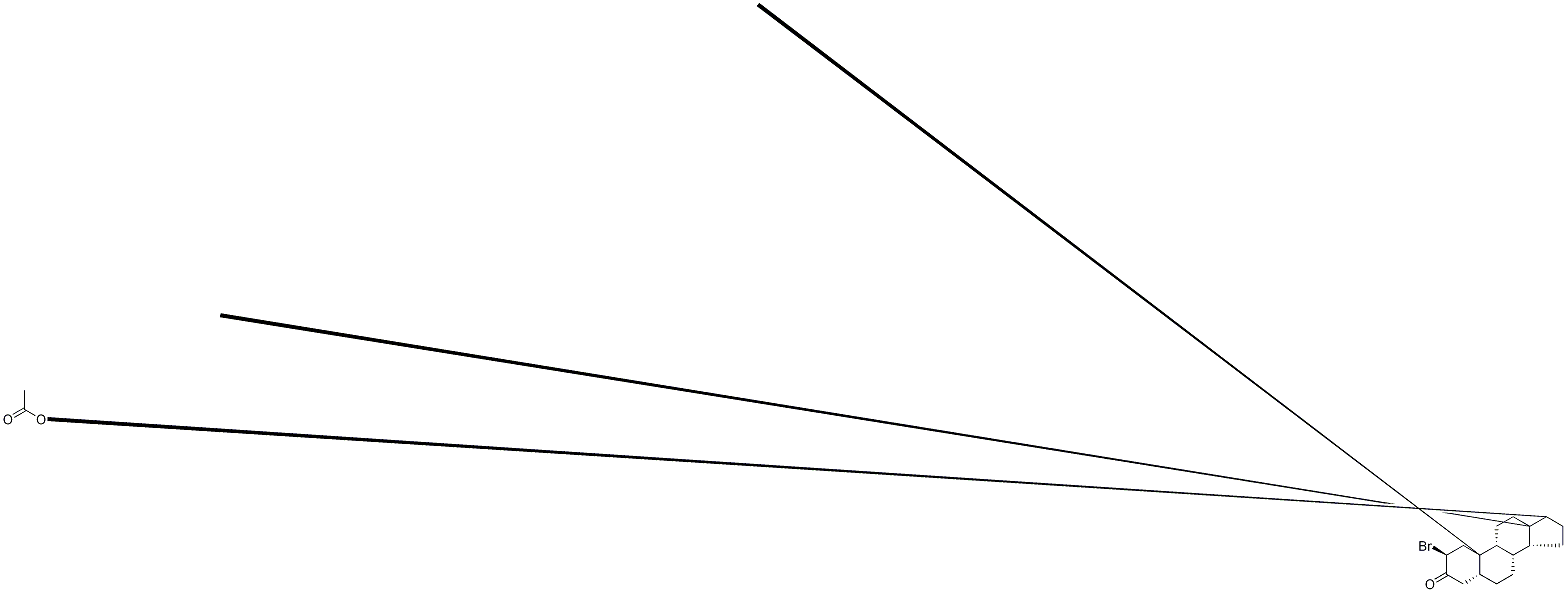 17β-Acetoxy-2α-broMo-5α-androstanone Structure