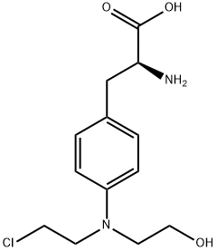 Hydroxymelphalan 化学構造式