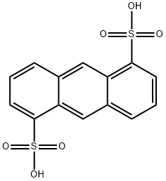 anthracene-1,5-disulfonic acid Struktur