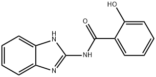 N-(1H-苯并咪唑-2-基)-2-羟基苯甲酰胺,61745-68-4,结构式