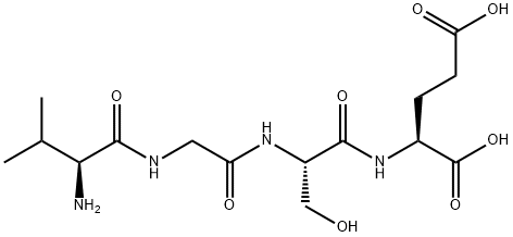1-L-バリンエオシノフィロタクチックペプチド 化学構造式