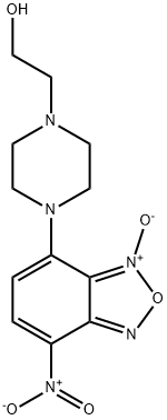 7-[4-(2-Hydroxyethyl)piperazin-1-yl]-4-nitrobenzofurazane 1-oxide,61785-54-4,结构式