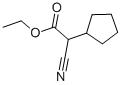 ETHYL2-CYANO-2-CYCLOPENTYLACETATE Struktur