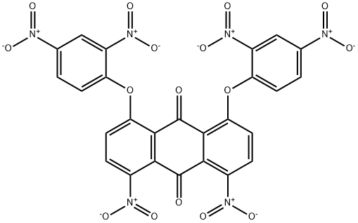 1,8-Dinitro-4,5-bis(2,4-dinitrophenoxy)anthraquinone Structure