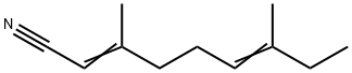 3,7-Dimethyl-2,6-nonadienenitrile Structure