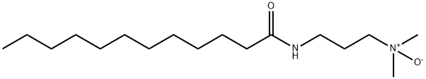 N-[3-(ジメチルアミノ)プロピル]ドデカンアミドN-オキシド 化学構造式