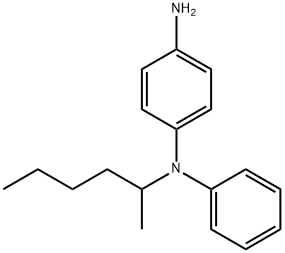 N-(1-Methylpentyl)-N-phenyl-1,4-benzenediamine Structure