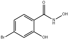 4-Bromo-N,2-dihydroxybenzenecarboxamide Structure