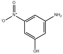 3-氨基-5-硝基苯酚,618-64-4,结构式