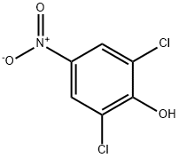 2,6-二氯-4-硝基苯酚,618-80-4,结构式