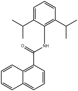N-(2,6-diisopropylphenyl)-1-naphthamide Structure