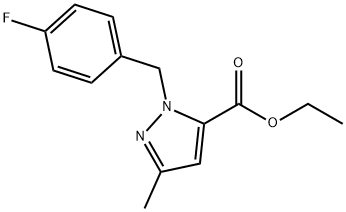 ETHYL 1-(4-FLUOROBENZYL)-3-METHYL-1H-PYRAZOLE-5-CARBOXYLATE|