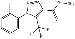5-(TRIFLUOROMETHYL)-1-O-TOLYL-1H-PYRAZOLE-4-CARBOHYDRAZIDE|5-(三氟甲基)-1-邻甲基-1H-吡唑-4-酰肼