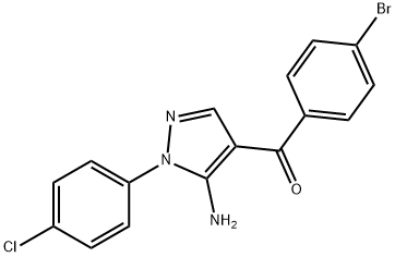 (5-AMINO-1-(4-CHLOROPHENYL)-1H-PYRAZOL-4-YL)(4-BROMOPHENYL)METHANONE|