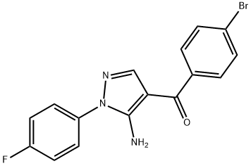 (5-AMINO-1-(4-FLUOROPHENYL)-1H-PYRAZOL-4-YL)(4-BROMOPHENYL)METHANONE|