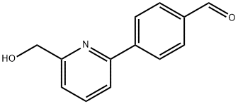 2-(4-甲酰基苯基)-6-(羟基甲基)吡啶,618092-18-5,结构式