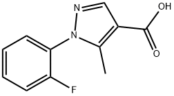 1-(2-FLUOROPHENYL)-5-METHYL-1H-PYRAZOLE-4-CARBOXYLIC ACID|1-(2-氟苯基)-5-甲基-1H-吡唑-4-羧酸