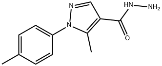 5-甲基-1-对甲苯-1H-吡唑-4-酰肼, 618092-44-7, 结构式