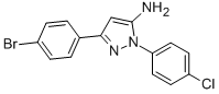618092-74-3 3-(4-Bromophenyl)-1-(4-chlorophenyl)-1H-pyrazol-5-ylamine