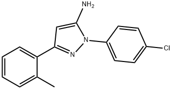 1-(4-CHLOROPHENYL)-3-O-TOLYL-1H-PYRAZOL-5-AMINE|