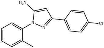 3-(4-CHLOROPHENYL)-1-O-TOLYL-1H-PYRAZOL-5-AMINE|