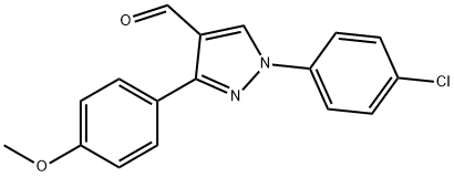 1-(4-CHLOROPHENYL)-3-(4-METHOXYPHENYL)-1H-PYRAZOLE-4-CARBALDEHYDE|