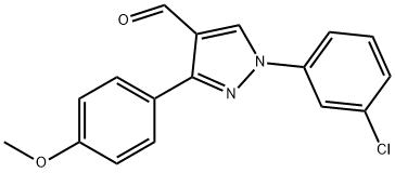 618098-67-2 1-(3-CHLOROPHENYL)-3-(4-METHOXYPHENYL)-1H-PYRAZOLE-4-CARBALDEHYDE