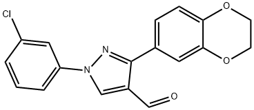 618101-74-9 1-(3-CHLOROPHENYL)-3-(2,3-DIHYDROBENZO[B][1,4]DIOXIN-6-YL)-1H-PYRAZOLE-4-CARBALDEHYDE