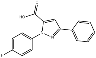 2-(4-FLUORO-PHENYL)-5-PHENYL-2H-PYRAZOLE-3-CARBOXYLIC ACID price.