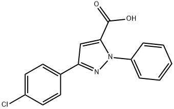 618102-33-3 5-(4-氯苯基)-2-苯基-3-吡唑羧酸