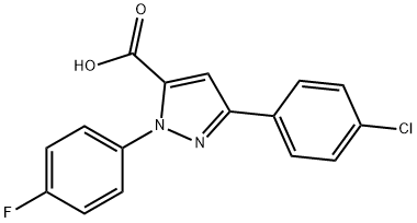 618102-39-9 3-(4-CHLOROPHENYL)-1-(4-FLUOROPHENYL)-1H-PYRAZOLE-5-CARBOXYLIC ACID