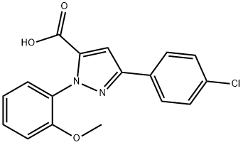 3-(4-CHLOROPHENYL)-1-(2-METHOXYPHENYL)-1H-PYRAZOLE-5-CARBOXYLIC ACID|