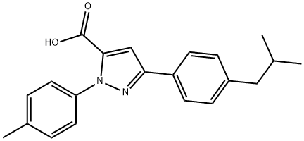 3-(4-ISOBUTYLPHENYL)-1-P-TOLYL-1H-PYRAZOLE-5-CARBOXYLIC ACID|