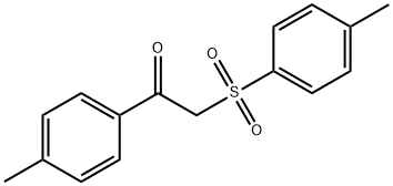 β-オキソ-4-メチルフェネチル4-メチルフェニルスルホン 化学構造式