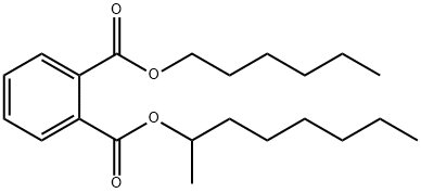 hexyl octyl phthalate,61827-62-1,结构式