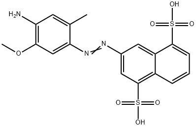 3-[(4-아미노-5-메톡시-o-톨릴)아조]나프탈렌-1,5-디술폰산