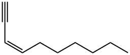 (Z)-3-デセン-1-イン 化学構造式