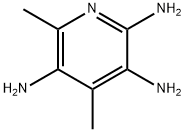 2,3,5-Pyridinetriamine,  4,6-dimethyl- Struktur