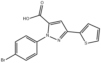 618383-17-8 1-(4-BROMOPHENYL)-3-(THIOPHEN-2-YL)-1H-PYRAZOLE-5-CARBOXYLIC ACID