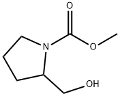 1-Pyrrolidinecarboxylicacid,2-(hydroxymethyl)-,methylester(9CI),618387-12-5,结构式