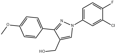 618444-44-3 (1-(3-CHLORO-4-FLUOROPHENYL)-3-(4-METHOXYPHENYL)-1H-PYRAZOL-4-YL)METHANOL