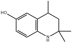 喹啉-6-醇,2,2,4-三甲基-1,2,3,4-四氢-, 61855-46-7, 结构式